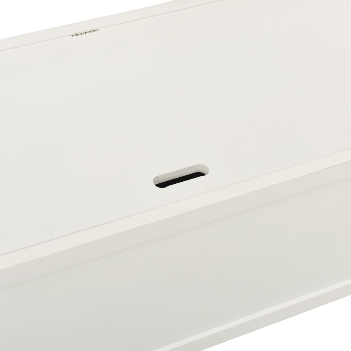 vidaXL Πάγκος Λευκός 107 x 45 x 75,5 εκ. από Μασίφ Ξύλο Ελάτης