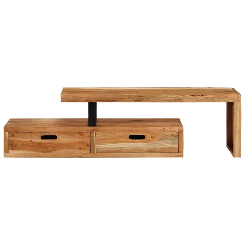 vidaXL Βάση Τηλεόρασης (118-200) x 30x40 εκ. από Μασίφ Ξύλο Ακακίας
