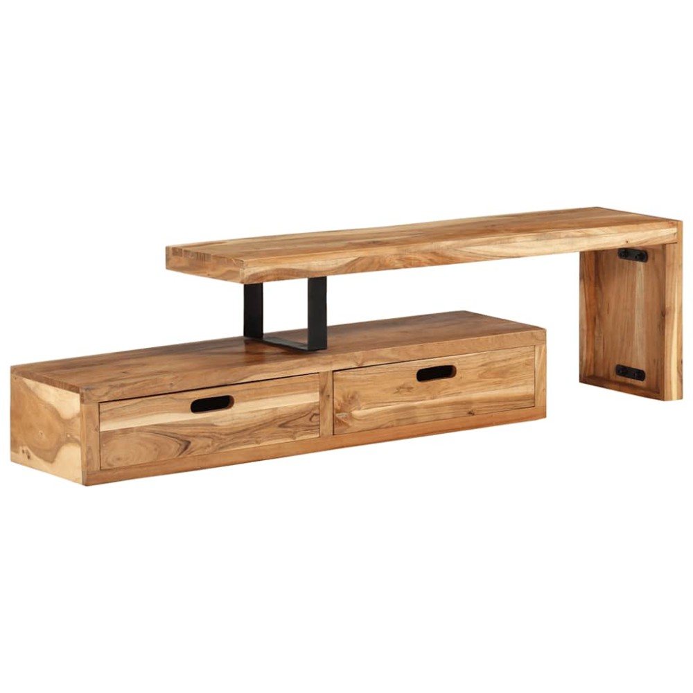 vidaXL Βάση Τηλεόρασης (118-200) x 30x40 εκ. από Μασίφ Ξύλο Ακακίας