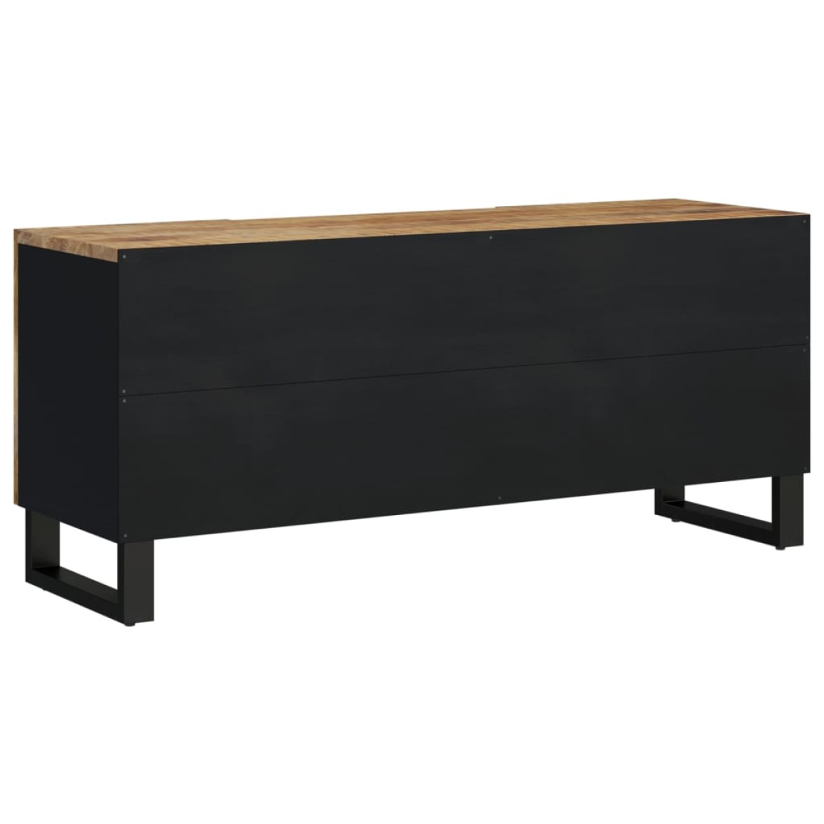 vidaXL Έπιπλο Τηλεόρασης 105x33,5x46 εκ Μασίφ Ξύλο Μάνγκο & Επεξ. Ξύλο