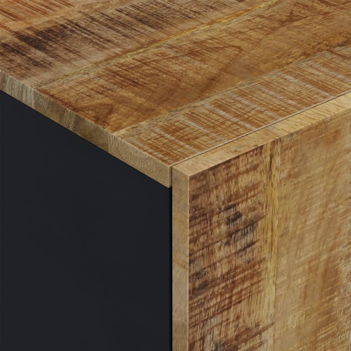 vidaXL Έπιπλο Τηλεόρασης 80x33x46 εκ. Μασίφ Ξύλο Μάνγκο & Επεξ. Ξύλο