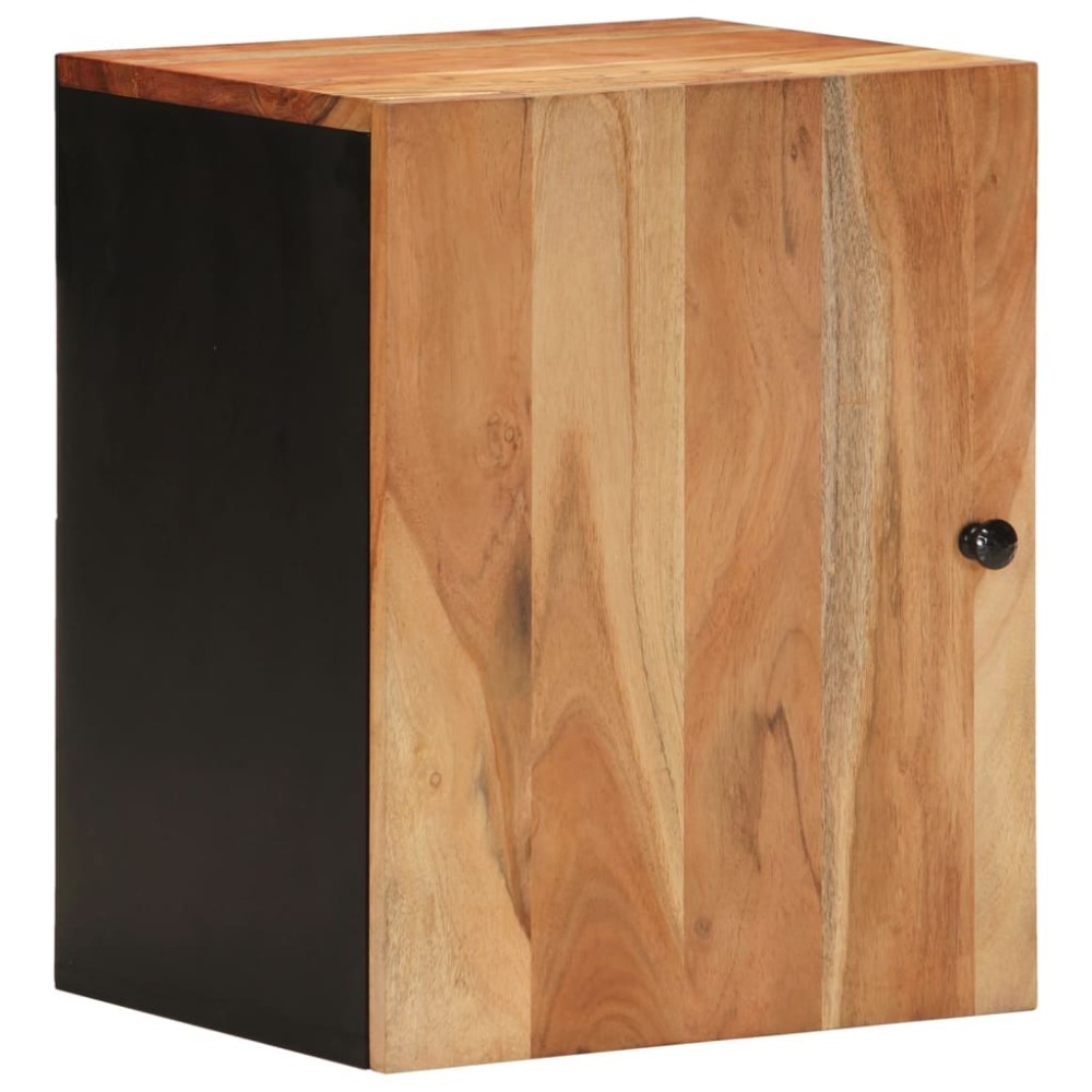 vidaXL Ντουλάπι Μπάνιου Επιτοίχιο 38x33x48 εκ. από Μασίφ Ξύλο Ακακίας