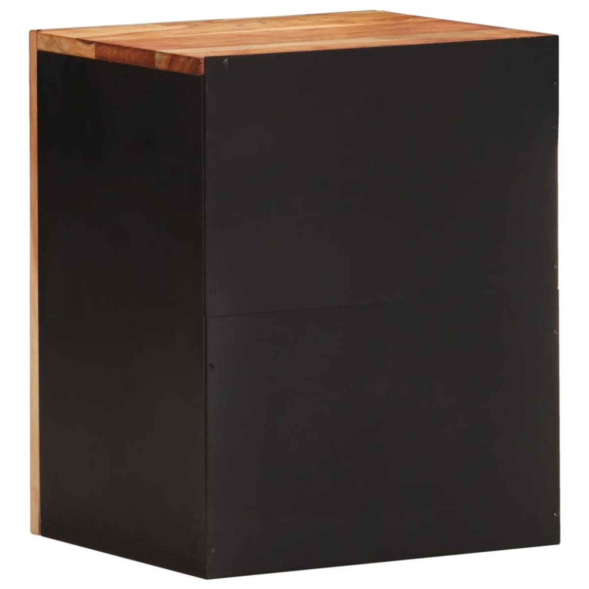 vidaXL Ντουλάπι Μπάνιου Επιτοίχιο 38x33x48 εκ. από Μασίφ Ξύλο Ακακίας