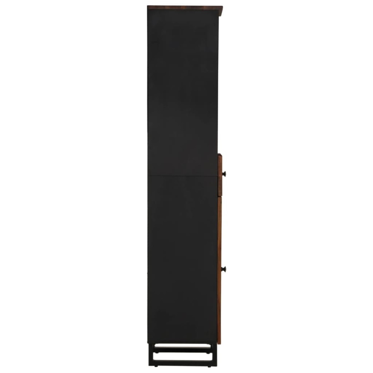 vidaXL Ντουλάπι Μπάνιου 38 x 33 x 160 εκ. από Μασίφ Ανακυκλωμένο Ξύλο