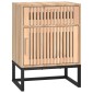 vidaXL Κομοδίνο 40 x 30 x 55,5 εκ. από Επεξεργασμένο Ξύλο & Σίδερο