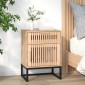 vidaXL Κομοδίνο 40 x 30 x 55,5 εκ. από Επεξεργασμένο Ξύλο & Σίδερο