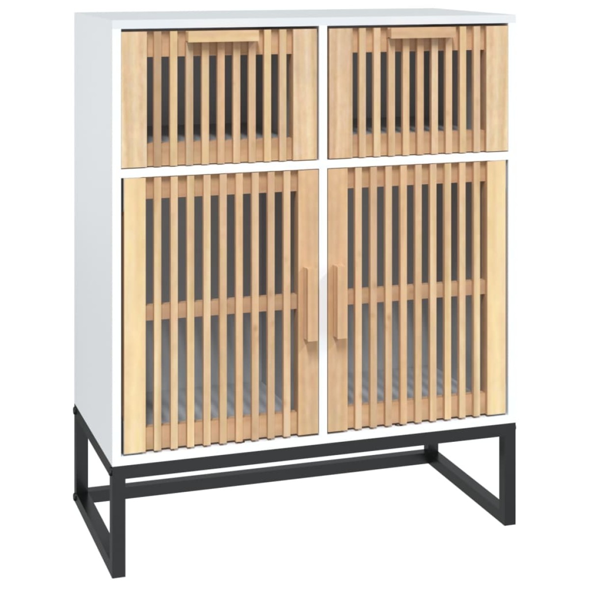 vidaXL Ντουλάπι Λευκό 60 x 30 x 75 εκ. από Επεξεργασμένο Ξύλο