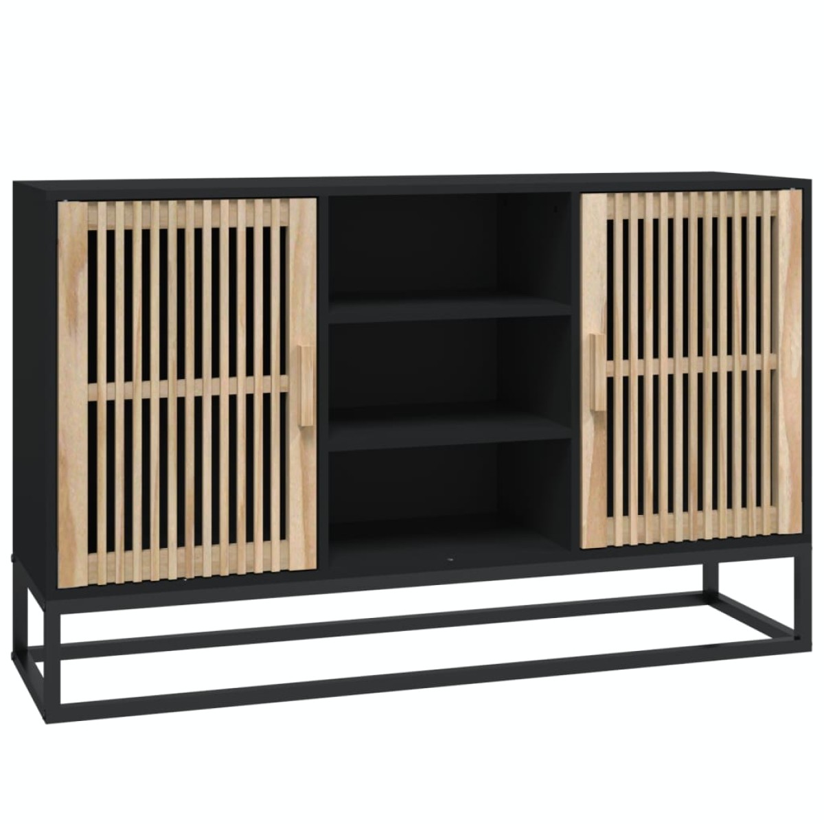 vidaXL Μπουφές Μαύρος 105 x 30 x 65 εκ. από Επεξεργασμένο Ξύλο