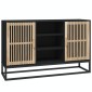 vidaXL Μπουφές Μαύρος 105 x 30 x 65 εκ. από Επεξεργασμένο Ξύλο