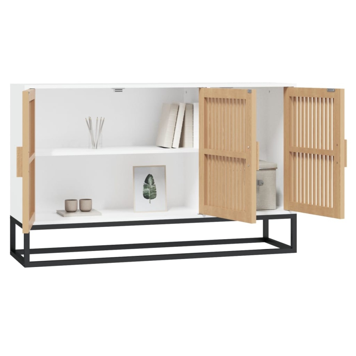 vidaXL Ντουλάπι Λευκό 105 x 30 x 65 εκ. από Επεξεργασμένο Ξύλο
