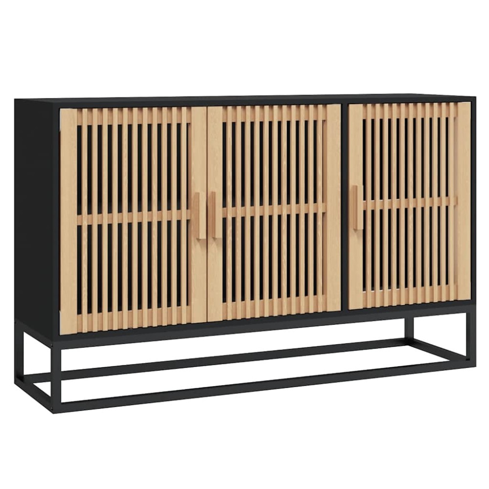 vidaXL Μπουφές Μαύρος 105 x 30 x 65 εκ. από Επεξεργασμένο Ξύλο