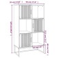 vidaXL Ντουλάπι Λευκό 70 x 35 x 125 εκ. από Επεξεργασμένο Ξύλο