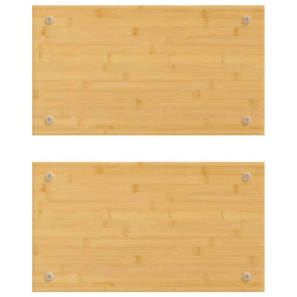 vidaXL Καλύμματα Εστιών Κουζίνας 2 Τεμ. 50 x 28 x 1,5 εκ. από Μπαμπού