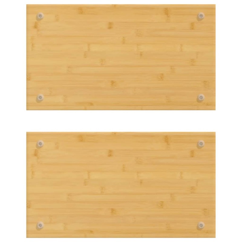 vidaXL Καλύμματα Εστιών Κουζίνας 2 Τεμ. 50 x 28 x 1,5 εκ. από Μπαμπού