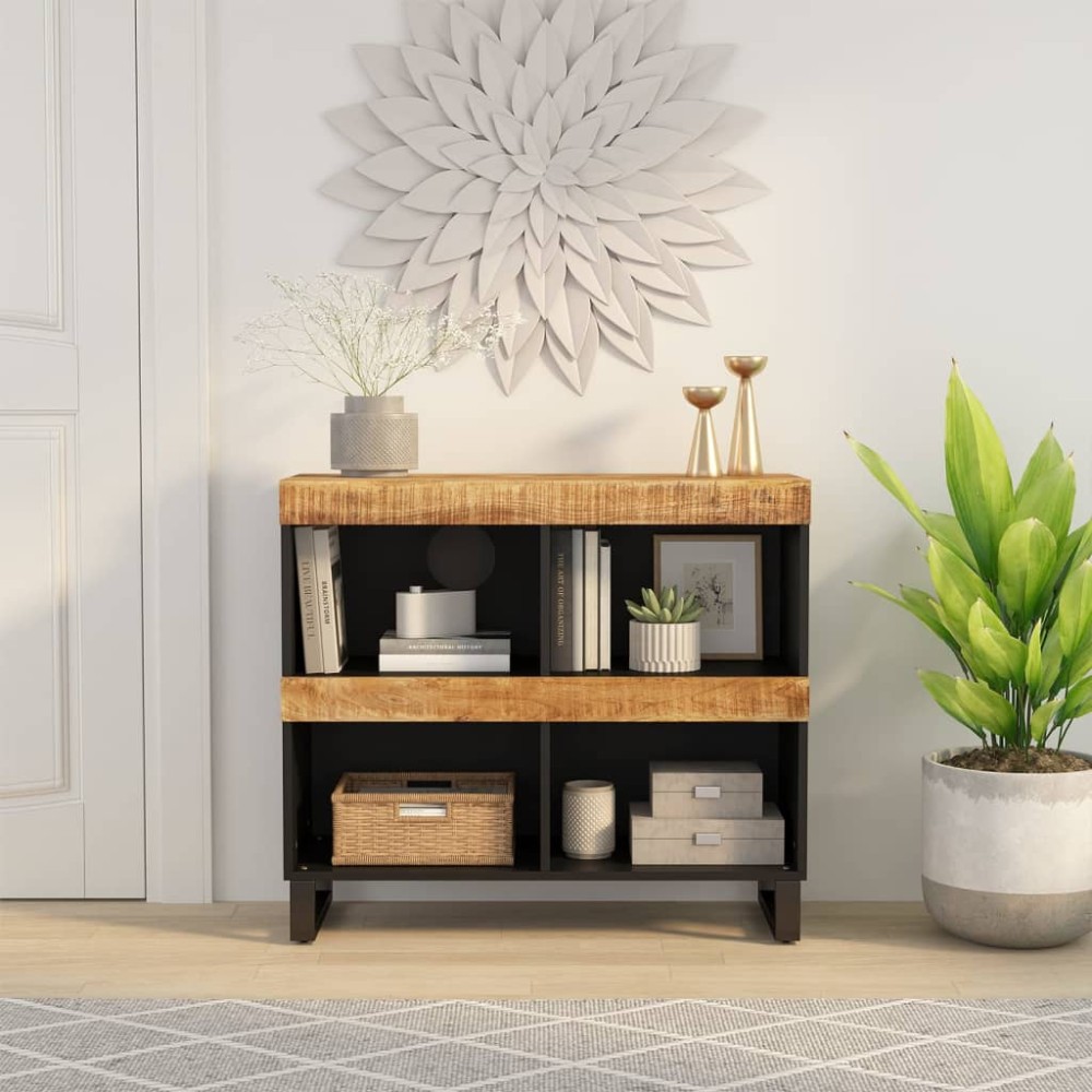 vidaXL Βοηθητικό Ντουλάπι 85 x 33 x 75 εκ. από Μασίφ Ξύλο Μάνγκο