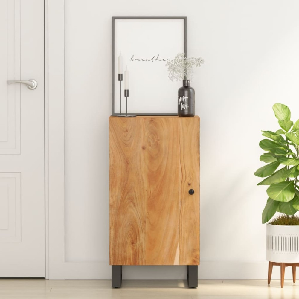 vidaXL Ντουλάπι με Πόρτα 40 x 31 x 75 εκ. από Μασίφ Ξύλο Ακακίας