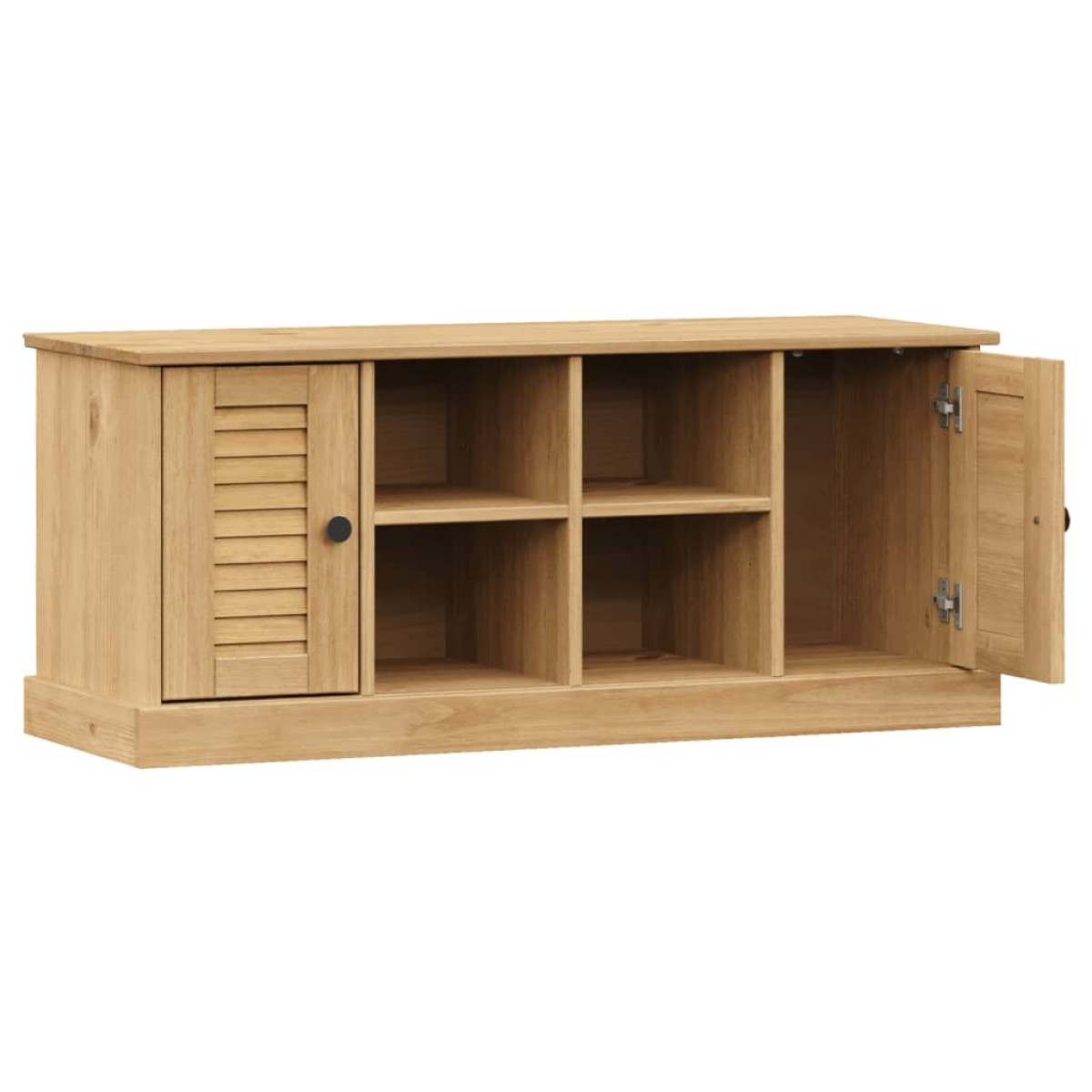 vidaXL Παπουτσοθήκη VIGO 106 x 35 x 45 εκ. από Μασίφ Ξύλο Πεύκου