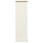 vidaXL Βιβλιοθήκη VIGO Λευκή 90 x 35 x 114,5 εκ. από Μασίφ Ξύλο Πεύκου