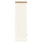 vidaXL Βιβλιοθήκη VIGO Λευκή 60 x 35 x 114,5 εκ. από Μασίφ Ξύλο Πεύκου
