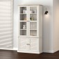 vidaXL Βιτρίνα VIGO Λευκή 85 x 35 x 170 εκ. από Μασίφ Ξύλο Πεύκου