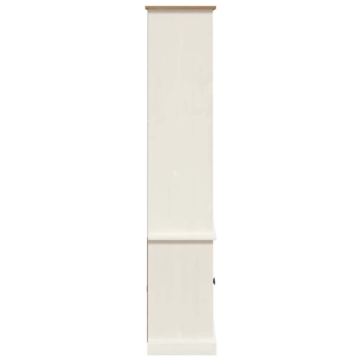 vidaXL Βιβλιοθήκη VIGO Λευκή 85 x 35 x 170 εκ. από Μασίφ Ξύλο Πεύκου