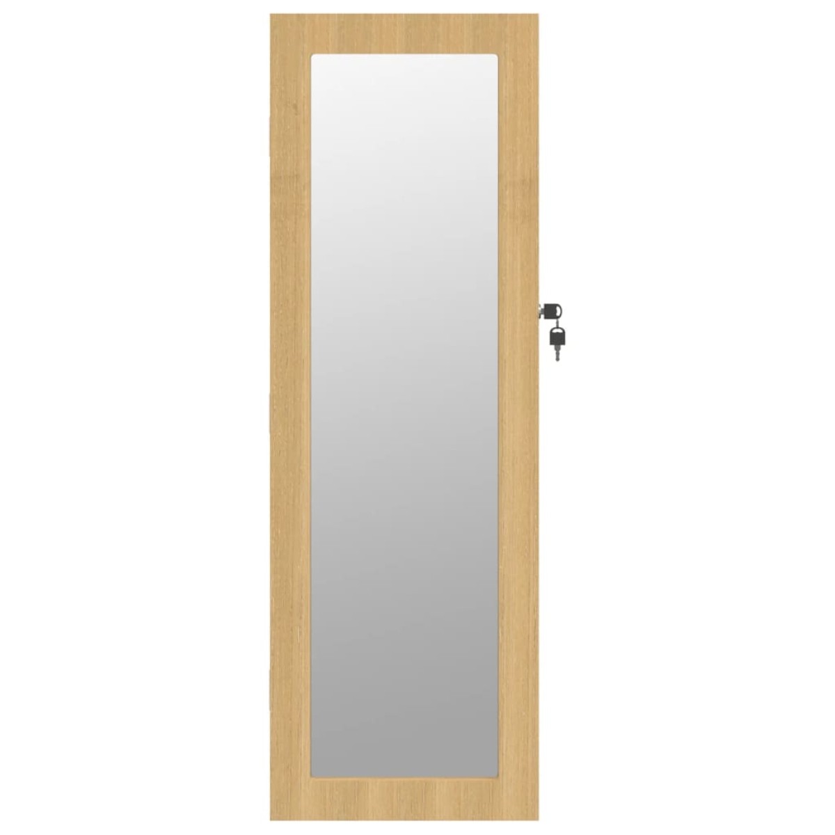 vidaXL Έπιπλο Κοσμημάτων με Καθρέφτη Επιτοίχιο 30x8,5x90 εκ.