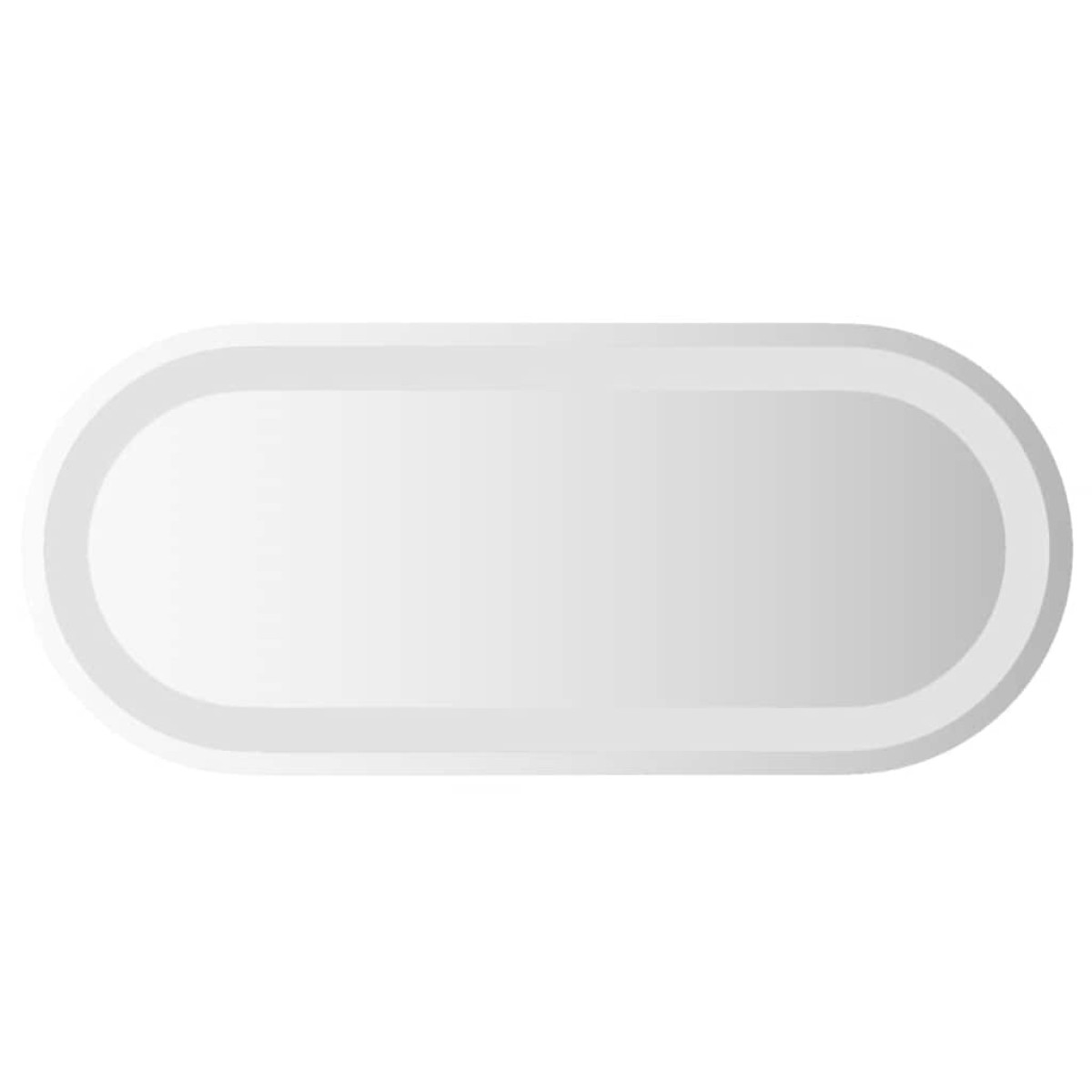 vidaXL Καθρέφτης Μπάνιου με LED Οβάλ 60x25 εκ.
