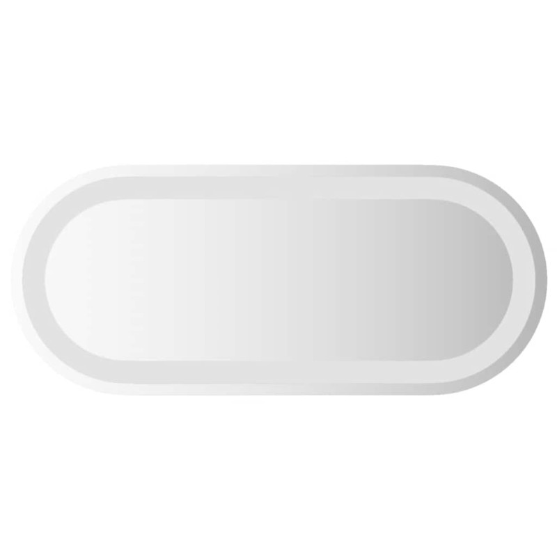 vidaXL Καθρέφτης Μπάνιου με LED Οβάλ 60x25 εκ.