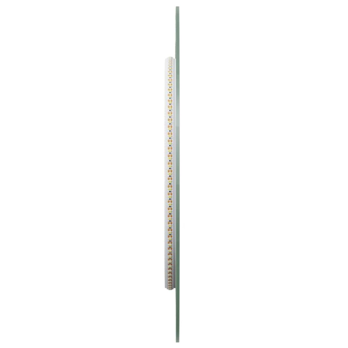 vidaXL Καθρέφτης Μπάνιου με LED Οβάλ 90x40 εκ.