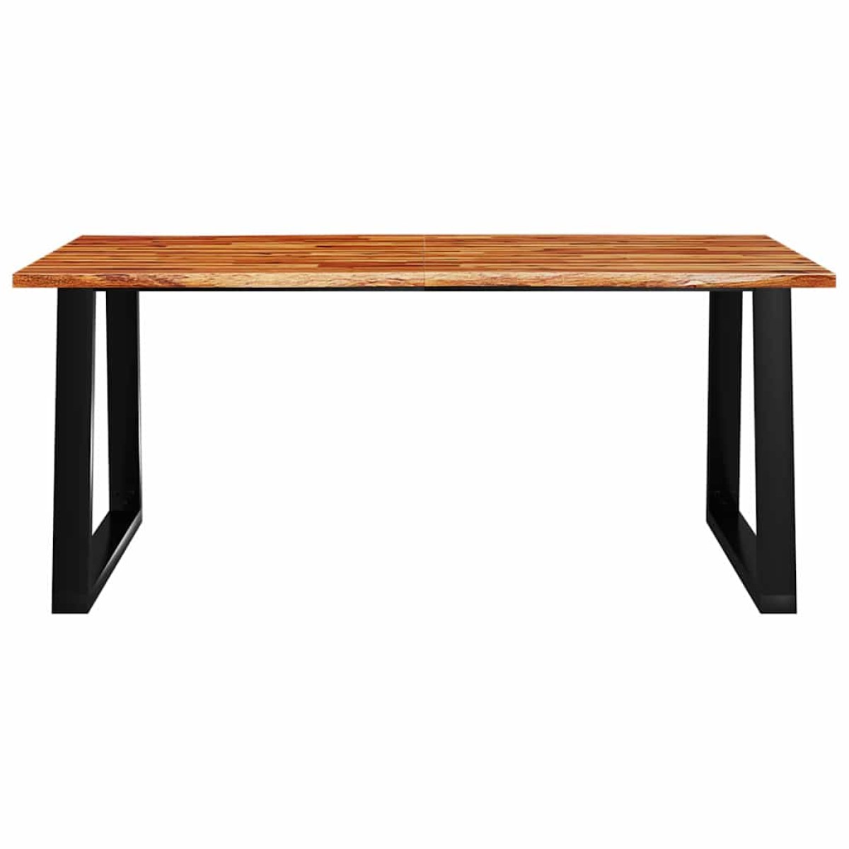vidaXL Τραπεζαρία με Φυσικό Περίγραμμα 180x90x75 εκ Μασίφ Ξύλο Ακακίας