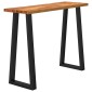 vidaXL Τραπέζι Κονσόλα με Live Edge 110x35x80 εκ. Μασίφ Ξύλο Ακακίας