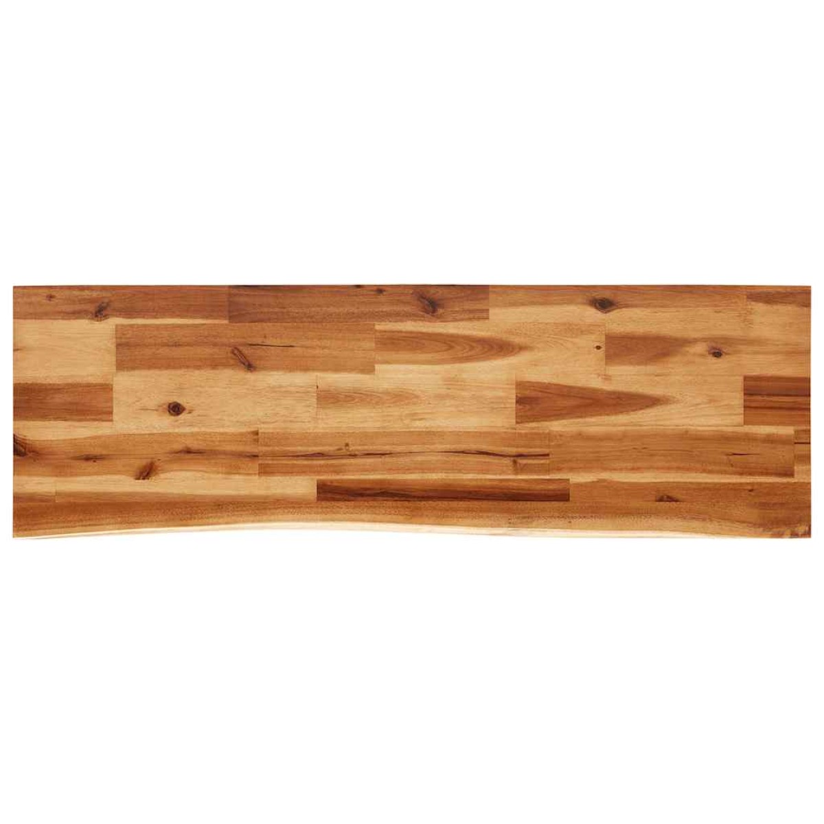 vidaXL Τραπέζι Κονσόλα με Live Edge 110x35x80 εκ. Μασίφ Ξύλο Ακακίας
