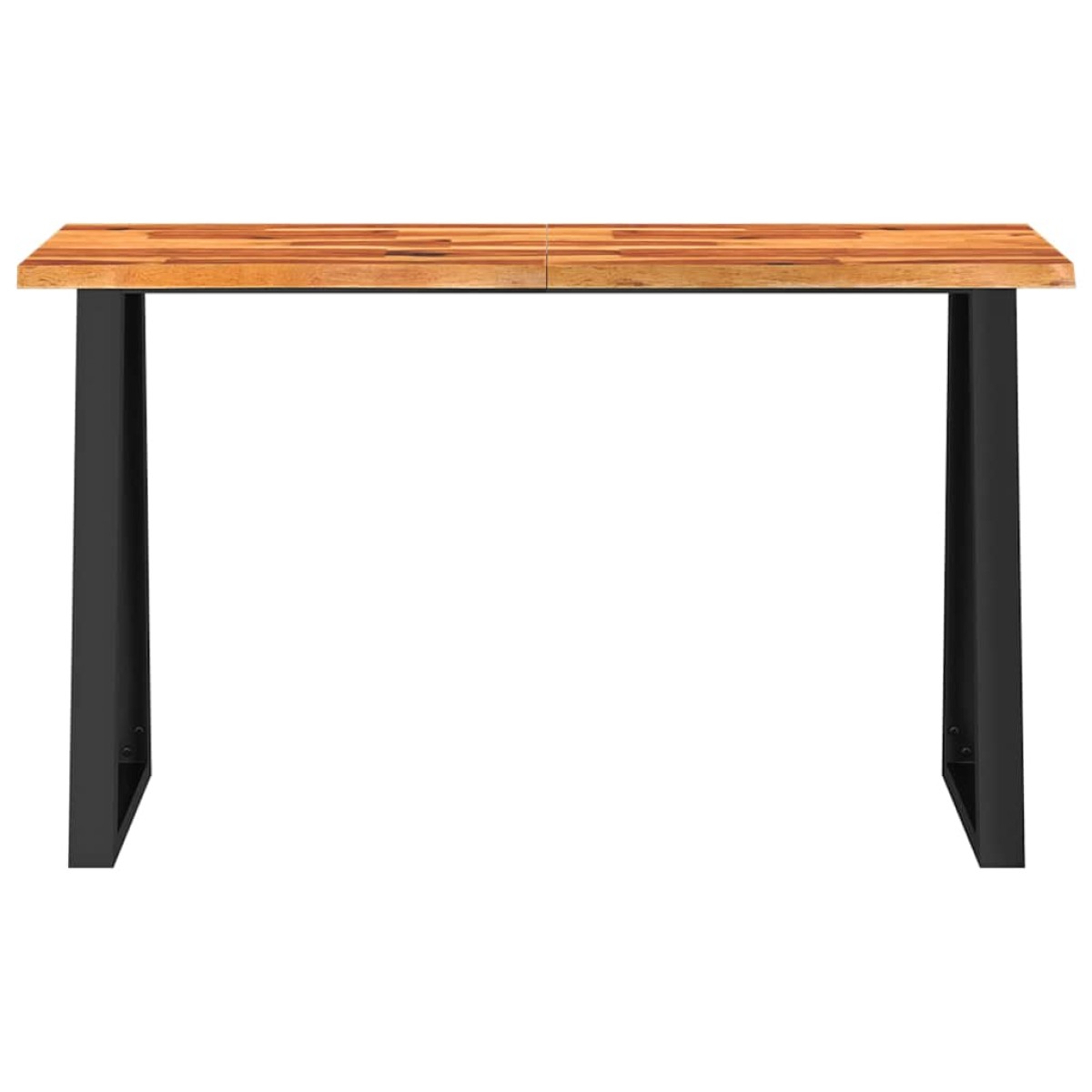 vidaXL Τραπέζι Κονσόλα με Live Edge 140x40x80 εκ. Μασίφ Ξύλο Ακακίας