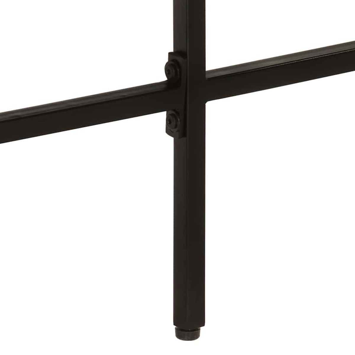 vidaXL Γραφείο 165x110x77 cm Μασίφ Ξύλο Μάνγκο και Σίδερο