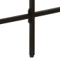 vidaXL Γραφείο 165x110x77 cm Μασίφ Ξύλο Μάνγκο και Σίδερο