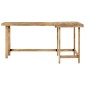 vidaXL Γραφείο 165x110x75 cm Mango από μασίφ ξύλο