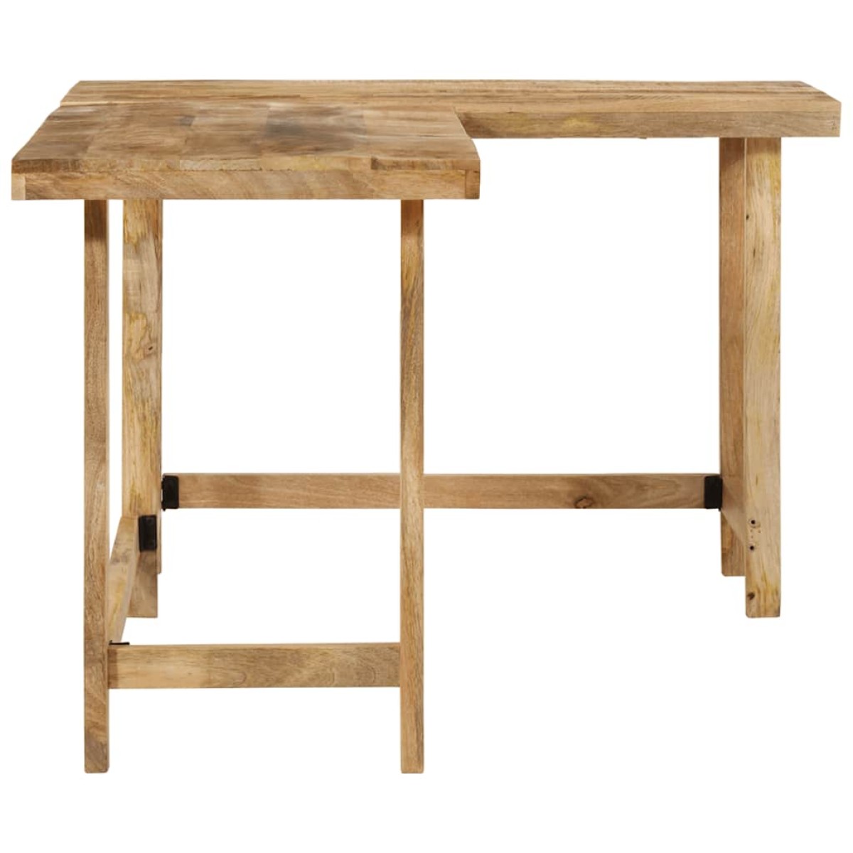 vidaXL Γραφείο 165x110x75 cm Mango από μασίφ ξύλο