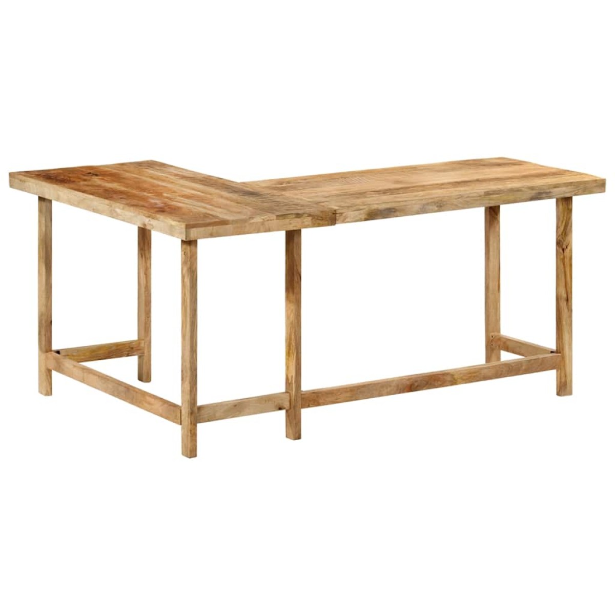 vidaXL Γραφείο 165x110x75 cm Mango από μασίφ ξύλο