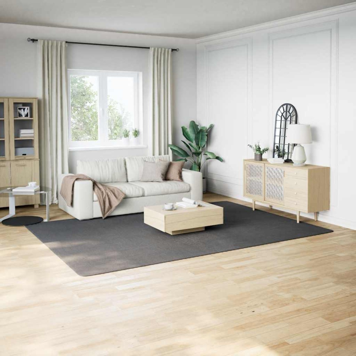 vidaXL Χαλί Shaggy Ανθρακί 240x340 εκ. Πολυεστέρας