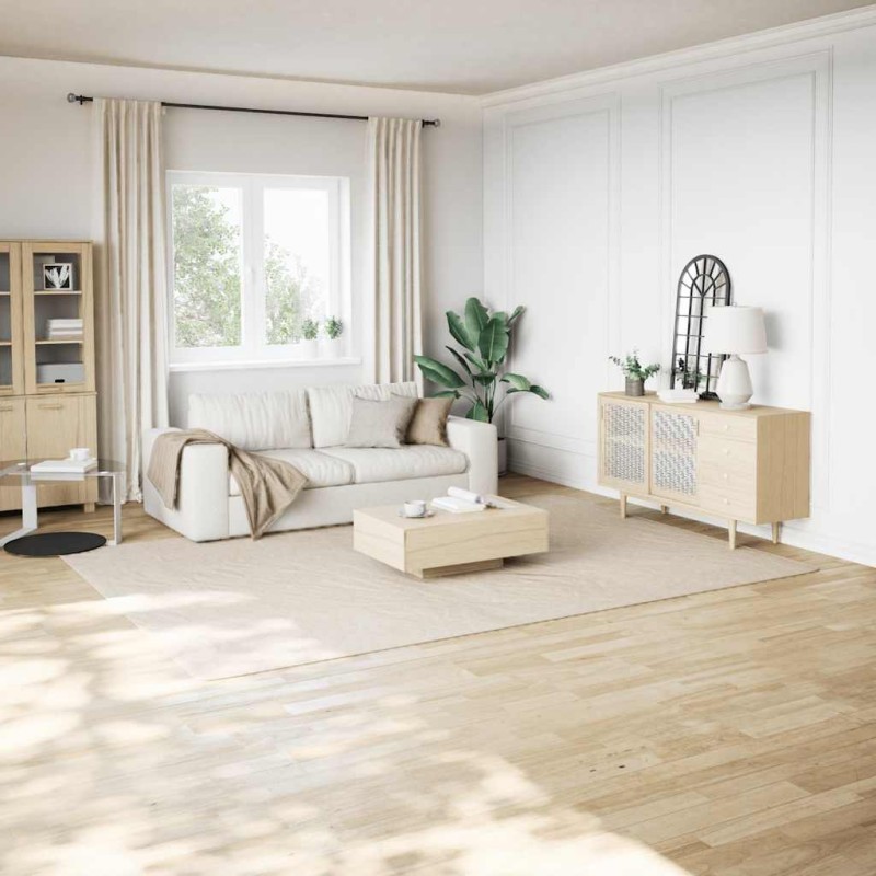vidaXL Χαλί Shaggy Κρεμ Λευκό 240 x 340 εκ. Πολυεστέρας