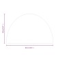 vidaXL Πλάκα Γυαλιού Τζακιού Διαφανές 800 x 500 mm Γυαλί