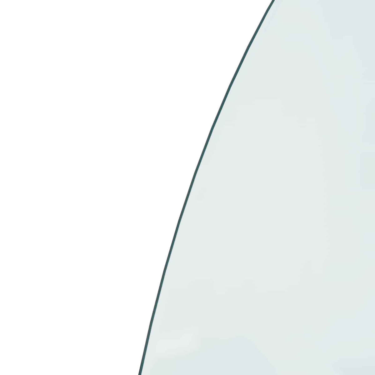 vidaXL Πλάκα Γυαλιού Τζακιού Διαφανές 800 x 600 mm Γυαλί
