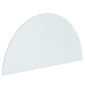 vidaXL Πλάκα Γυαλιού Τζακιού Διαφανές 1200 x 600 mm Γυαλί