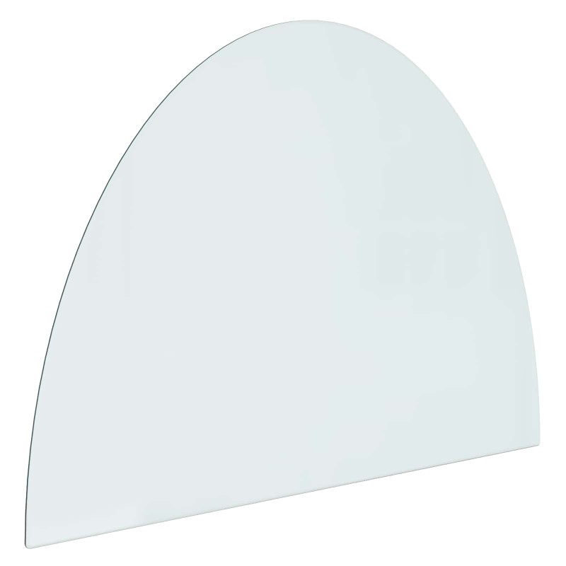 vidaXL Πλάκα Γυαλιού Τζακιού Διαφανές 800 x 600 mm Γυαλί