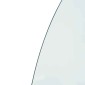 vidaXL Πλάκα Γυαλιού Τζακιού Διαφανές 800 x 600 mm Γυαλί