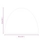 vidaXL Πλάκα Γυαλιού Τζακιού Διαφανές 800 x 600 mm Γυαλί