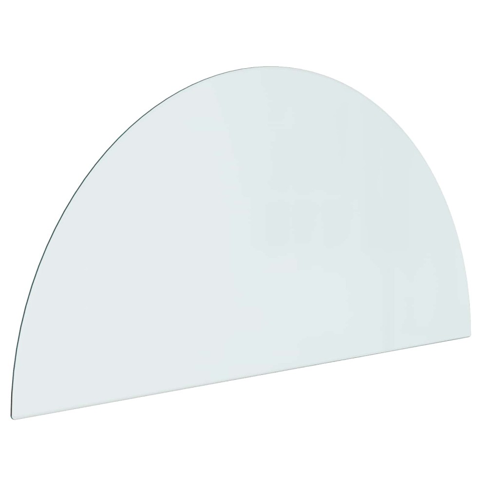 vidaXL Πλάκα Γυαλιού Τζακιού Διαφανές 1000 x 500 mm Γυαλί