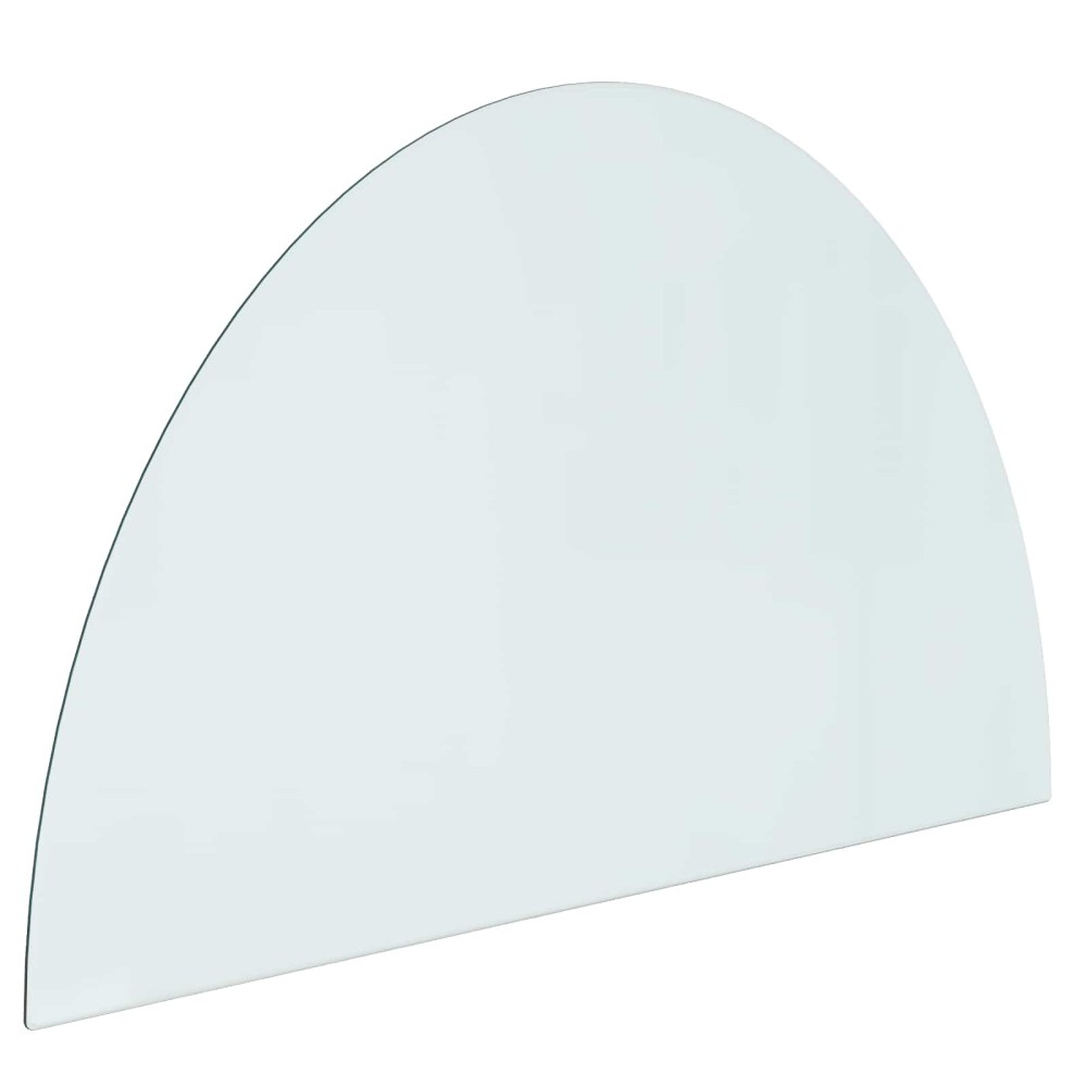 vidaXL Πλάκα Γυαλιού Τζακιού Διαφανές 1000 x 600 mm Γυαλί