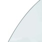 vidaXL Πλάκα Γυαλιού Τζακιού Διαφανές 1200 x 600 mm Γυαλί