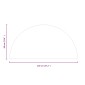 vidaXL Πλάκα Γυαλιού Τζακιού Διαφανές 1200 x 600 mm Γυαλί